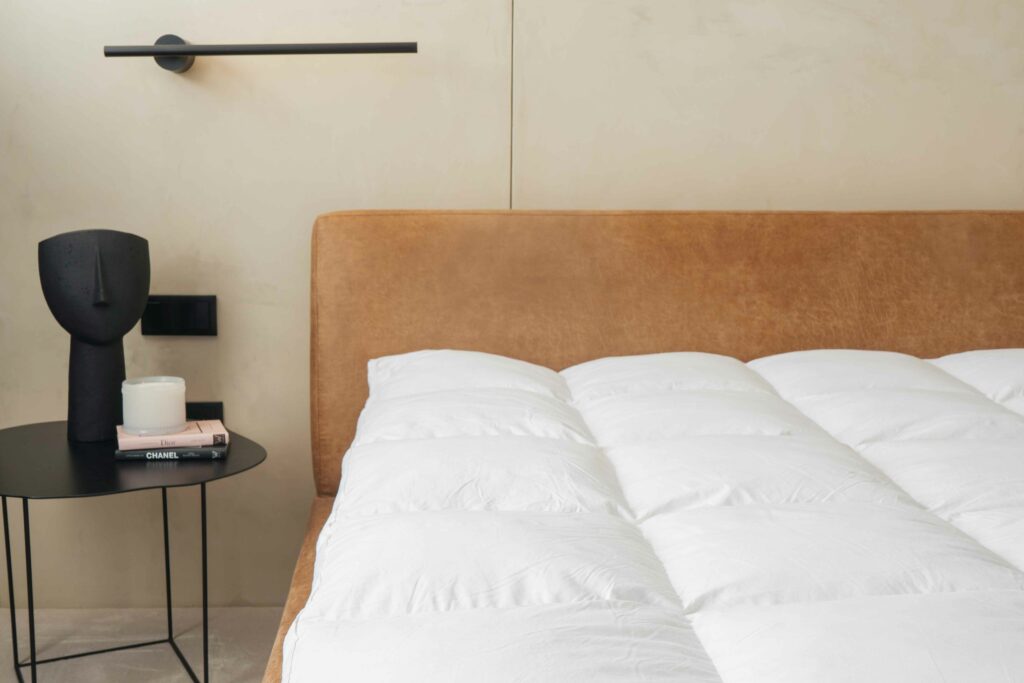 Topper HORTELÃ em penas e penugem