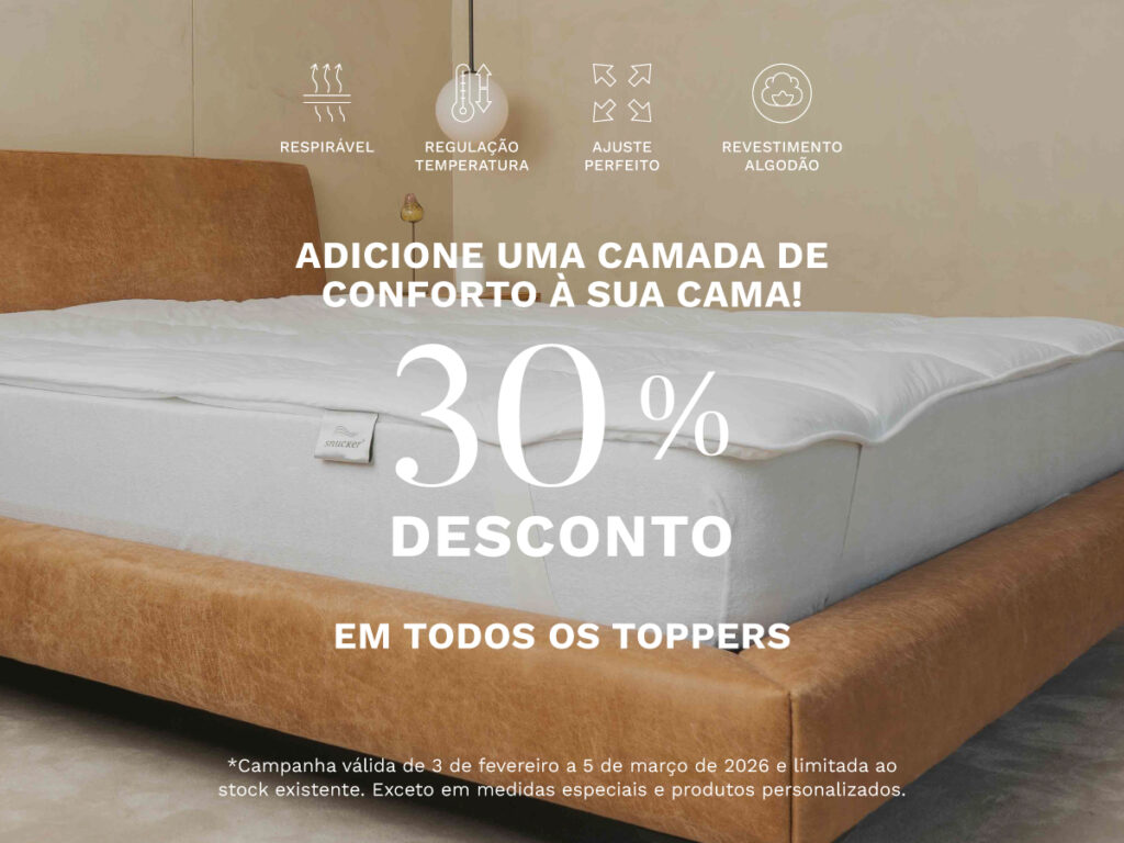 30% desconto direto toppers - imagem alecrim topper conforto