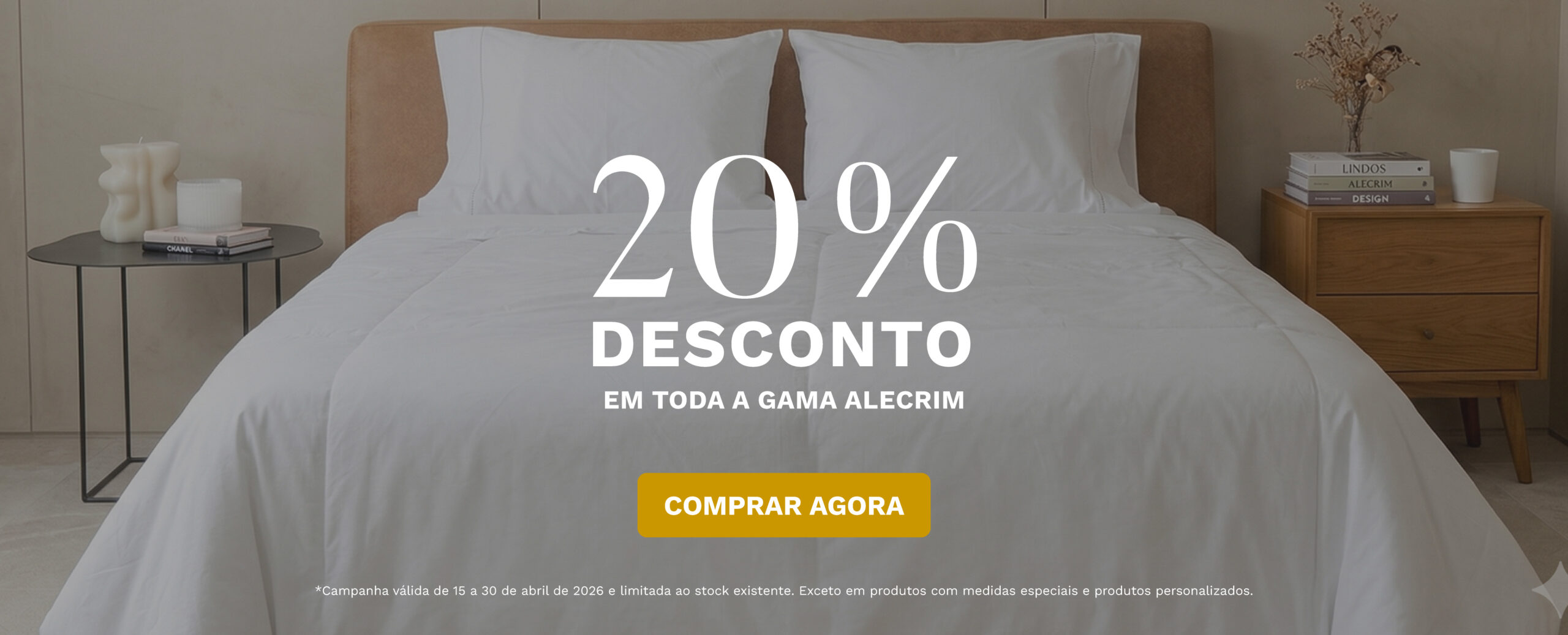 alecrim 20% desconto