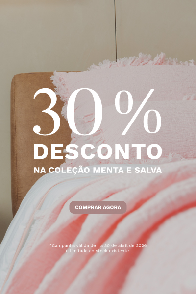 Coleção Menta e Salva 30% desconto