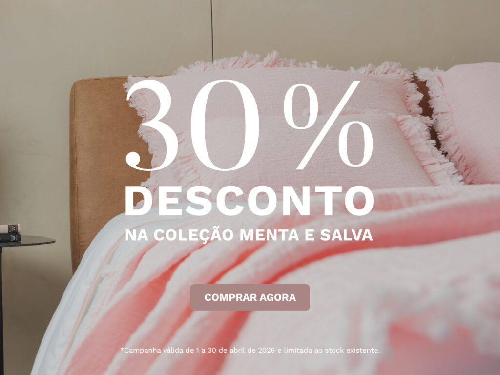 Coleção Menta e Salva 30% desconto