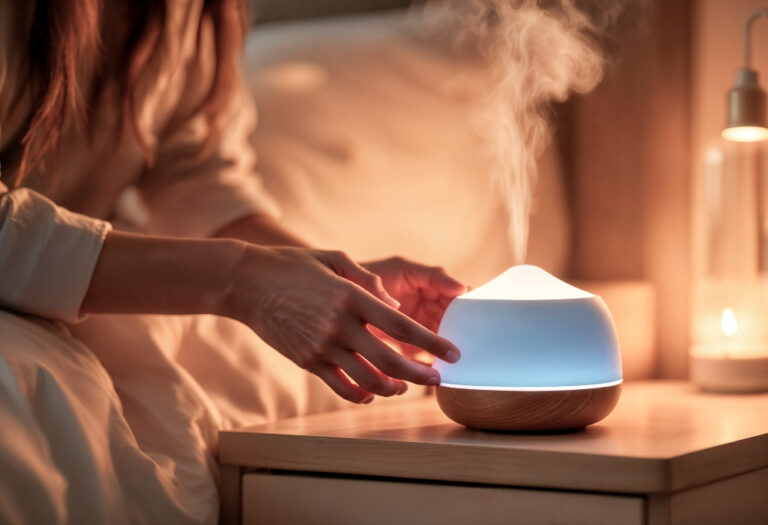difusor de aromaterapia para relaxar antes de dormir